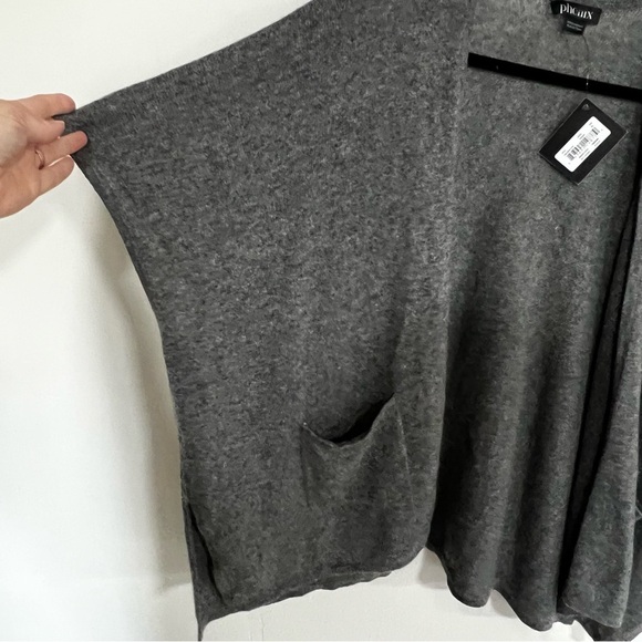 *NEW* Phenix Cashmere Jersey Cape Cardigan - Flawed - Picture 6 of 12